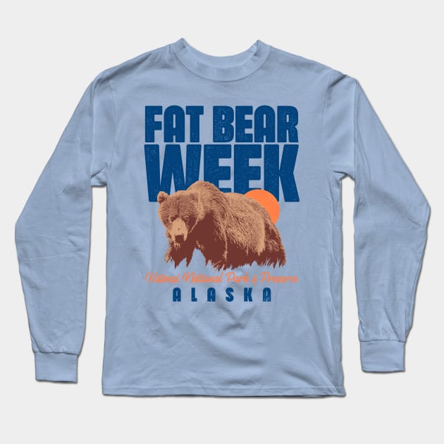 Fat Bear Week - Hibernation Long Sleeve T-Shirt by Sachpica